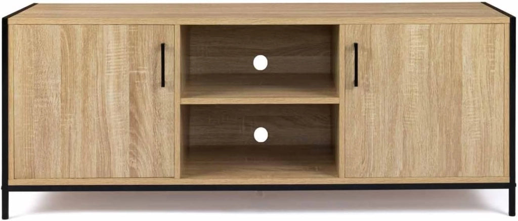 Porta TV di design industriale a 2 ante 140 cm DETROIT
