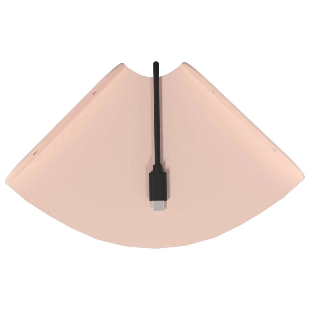 Mensola sospesa con lo scaffale 2 pcs Rosa 15 x 15 x 2 cm 8004076