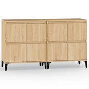 Credenze 2pz | Madia | Buffet da pranzo | Armadio da pranzo Rovere Sonoma 60x35x70 cm in Legno Multistrato