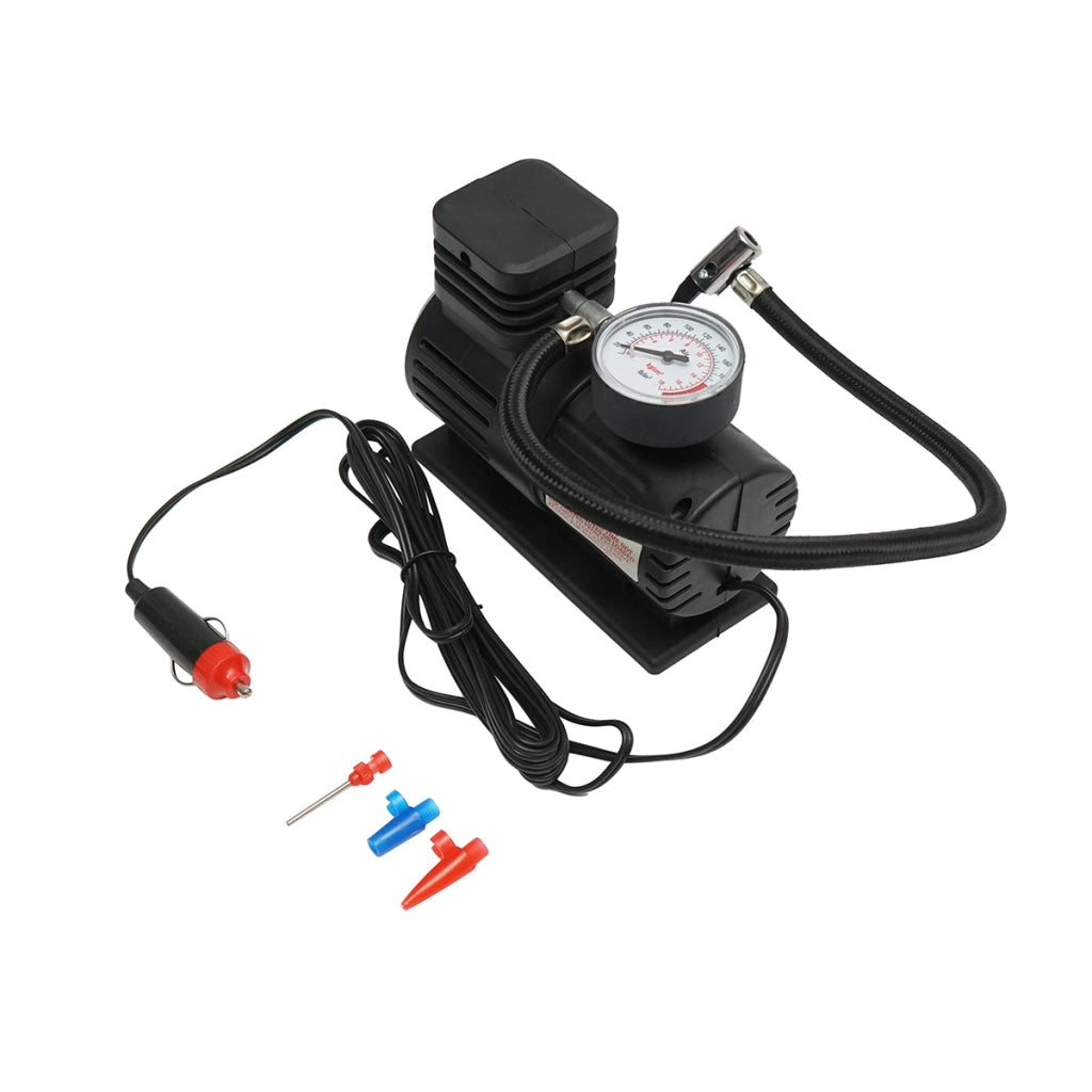 Compressore d’aria per gonfiaggio gomme 12V 250 PSI, cavo 2,8 m per presa accendisigari auto Breckner Germany
