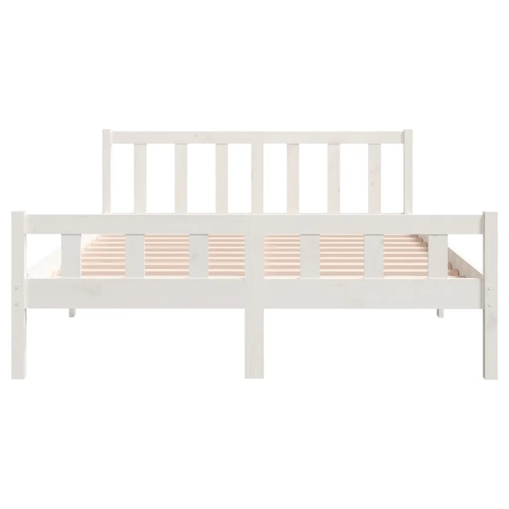 Giroletto Bianco in Legno Massello 150x200 cm King Size 810685