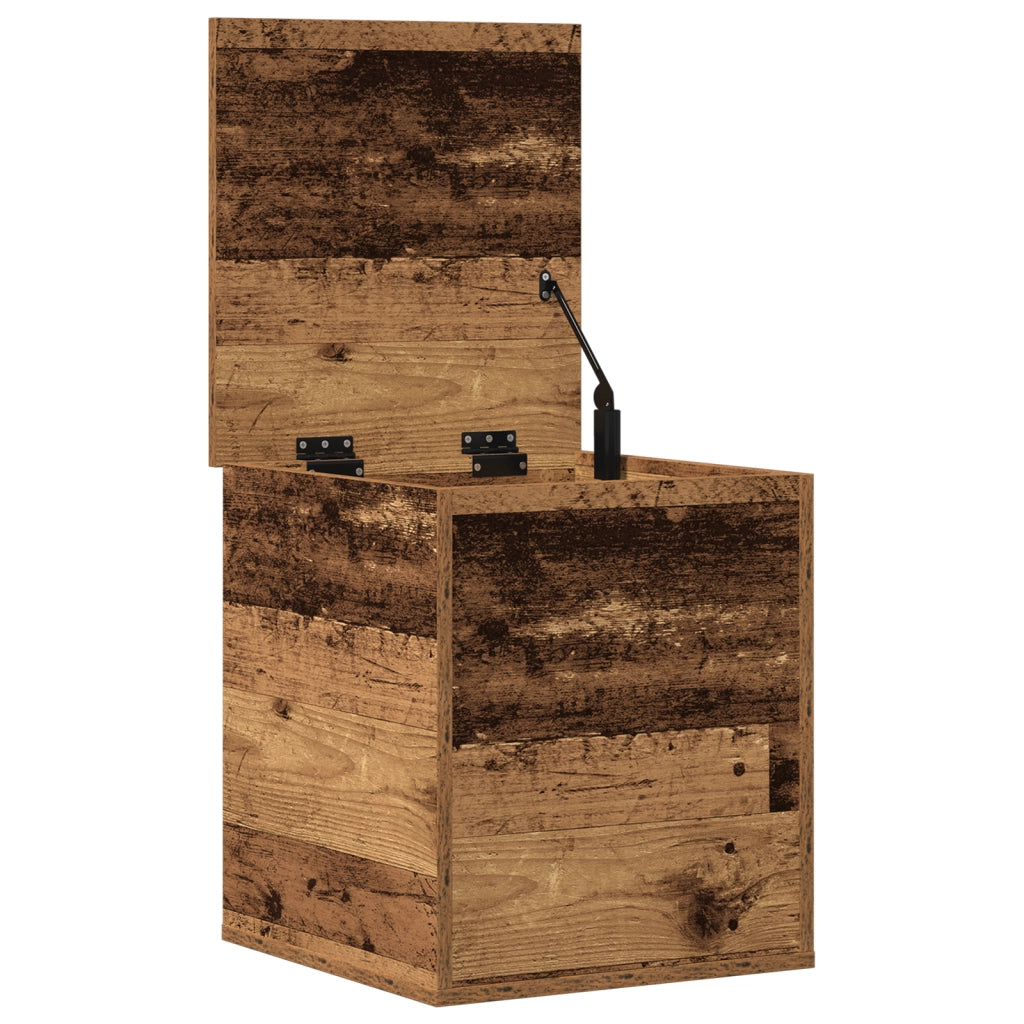 Cassa di stoccaggio in legno usato 40x42x46 cm in legno ingegnerizzato
