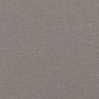 Poltrona con Poggiapiedi Tortora 60 cm in Tessuto 3201150