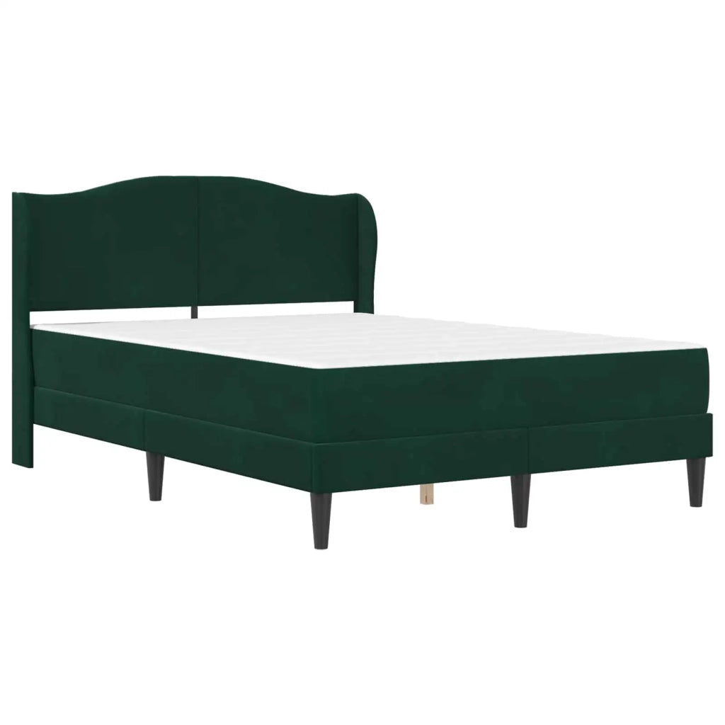 Struttura del letto Verde Scuro 160 x 200 cm Velluto 3415216