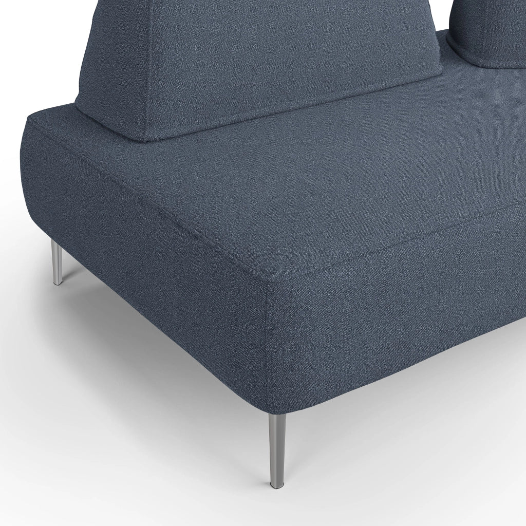 Newton Divano modulare con schienali movibili T07 212 cm blu