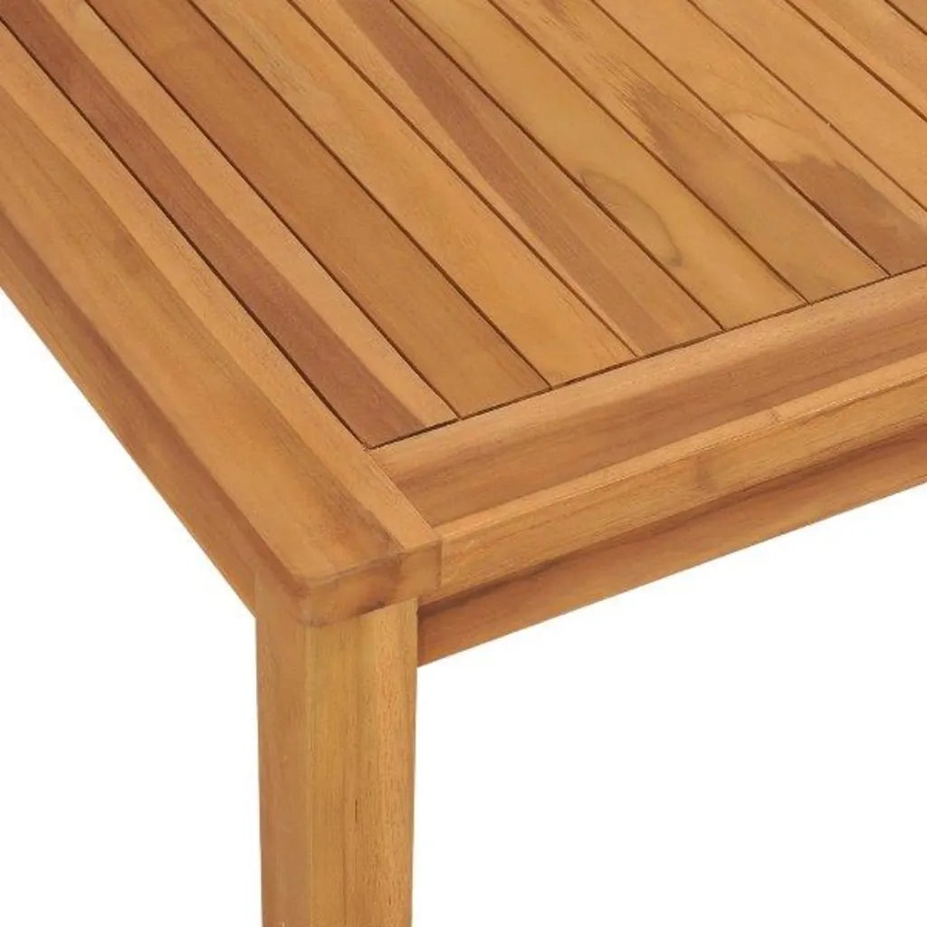 Set da Pranzo per Giardino 3 pz in Legno Massello di Teak 3157146