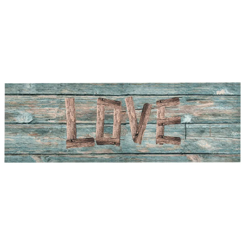 Tappetino da Cucina Lavabile-Tappeto da Cucina Love 60x180 cm