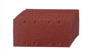 Set di carta abrasiva 10 pezzi - Carta abrasiva a forma di triangolo 93 x 190 mm - Carta abrasiva fine 240 g/m² - Carta abrasiva grossa 80 g/m² - Carta abrasiva media 120/180 g/m² - Adatto per verniciature - Set di lastre abrasive