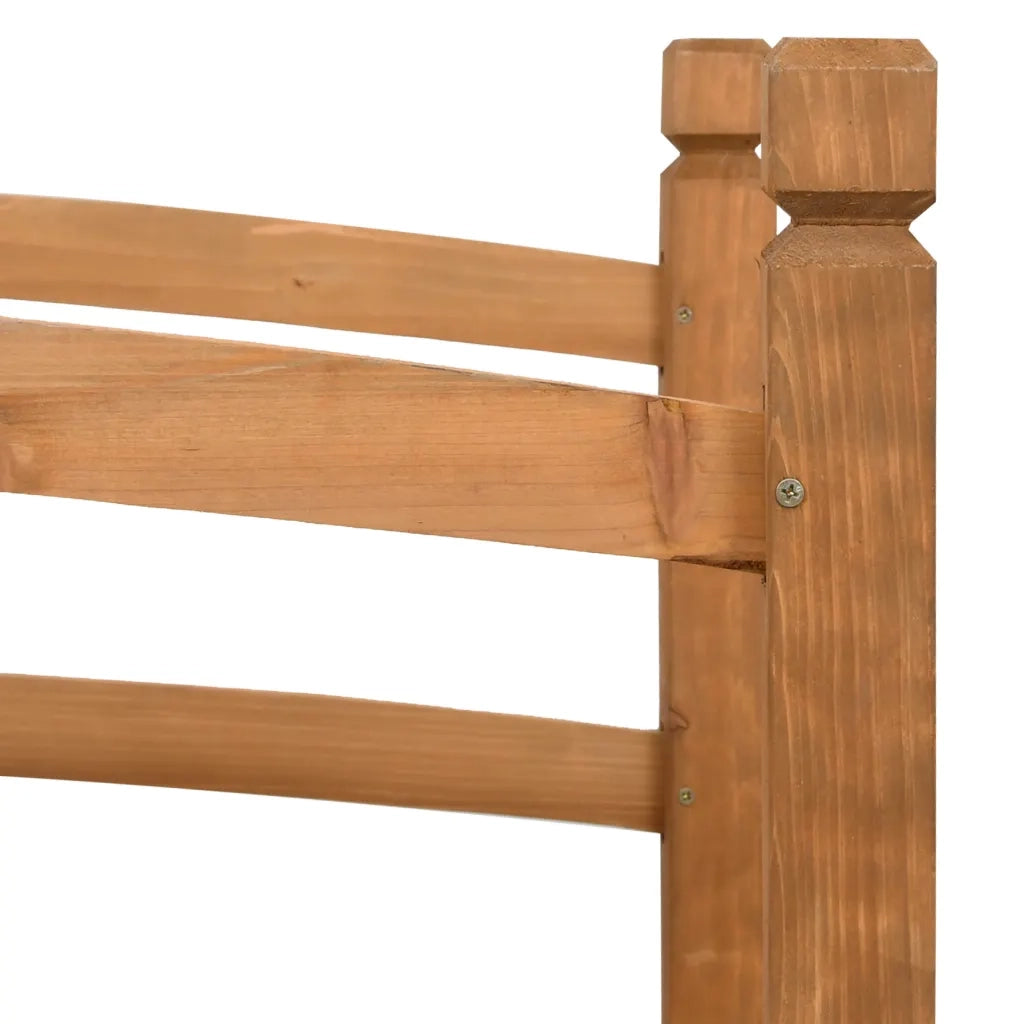 Ponte da Giardino 140x60x60 cm in Legno Massello di Abete cod mxl 72352