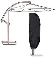 Parasole per Ombrellone - Impermeabile - Ombrellone per Ombrello a Vela - Ombrellone con Cinturino e Asta - Corda di Attracco Regolabile - 280 x 30/81/46 cm - Materiale Oxford Resistente - Protezione da Sole per Ombrellone