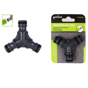 Trade Shop - Adattatore A 3 Vie Per Tubi Con Innesto Rapido Universale Connettore Abs 94754 -
