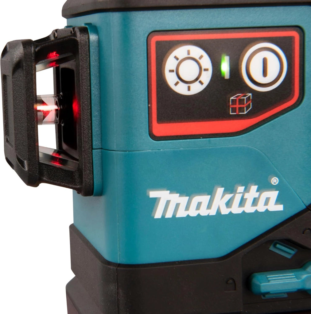 Makita SK700D 12V max CXT Lithium-Ion Cordless Self-Leveling 360° 3-Plane Red Laser, Class II, 635 nm, 2 mW, Tool Only