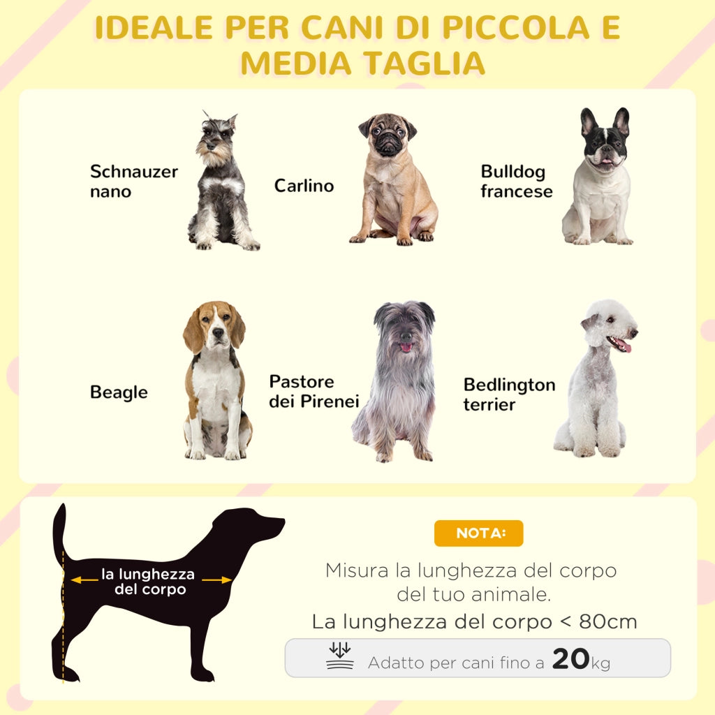 Casetta per Cani in Legno ¨C zephmum ¨C Grigio 109x79x72 cm