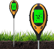 Apparecchio di Test per il Suolo 4 in 1 - Tester PH Digitale e Vochtmeter per Piante