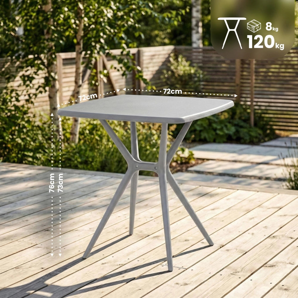 Tavolo Becky quadrato 72 x 72 cm 4