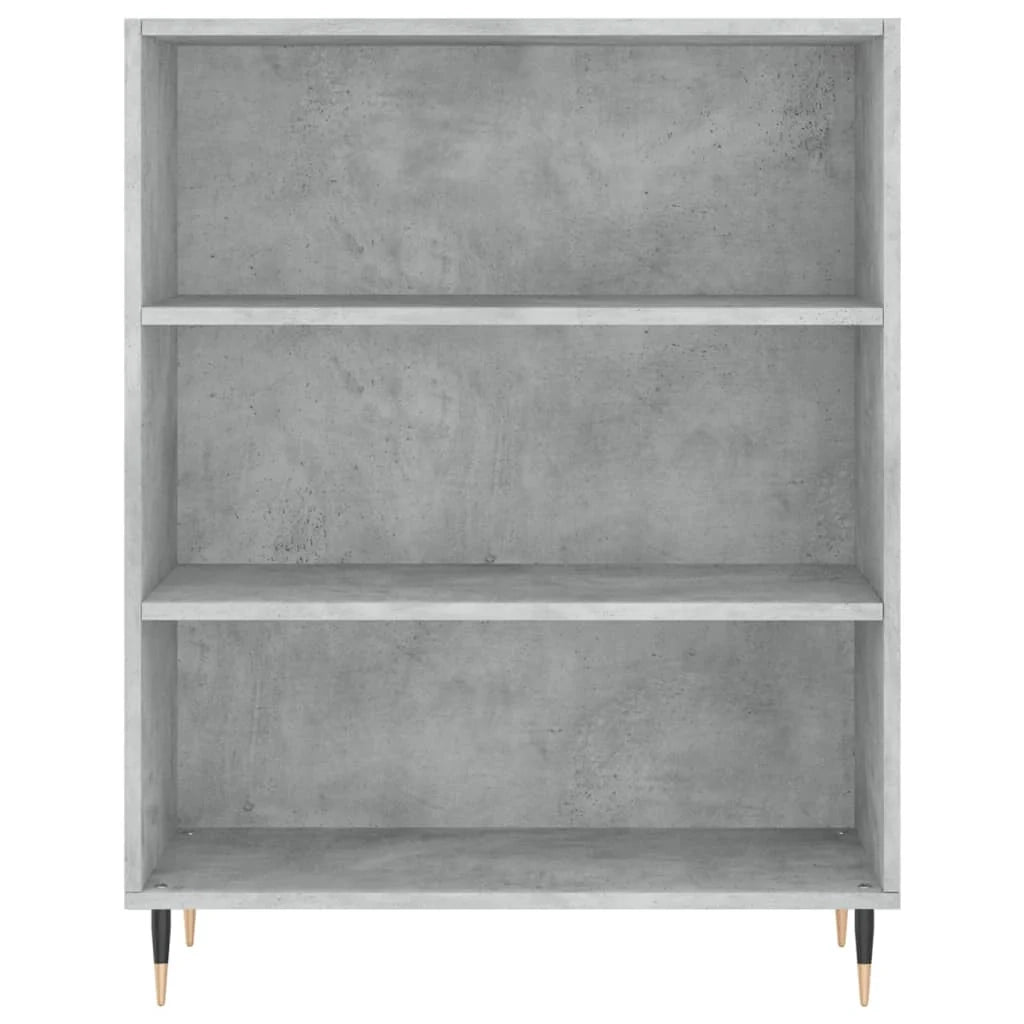 Buffet credenza cassettiera armadio mobile contenitore organizer per cucina soggiorno salotto 69,5 x 32,5 x 180 cm legno ingegnerizzato grigio 02_0032000