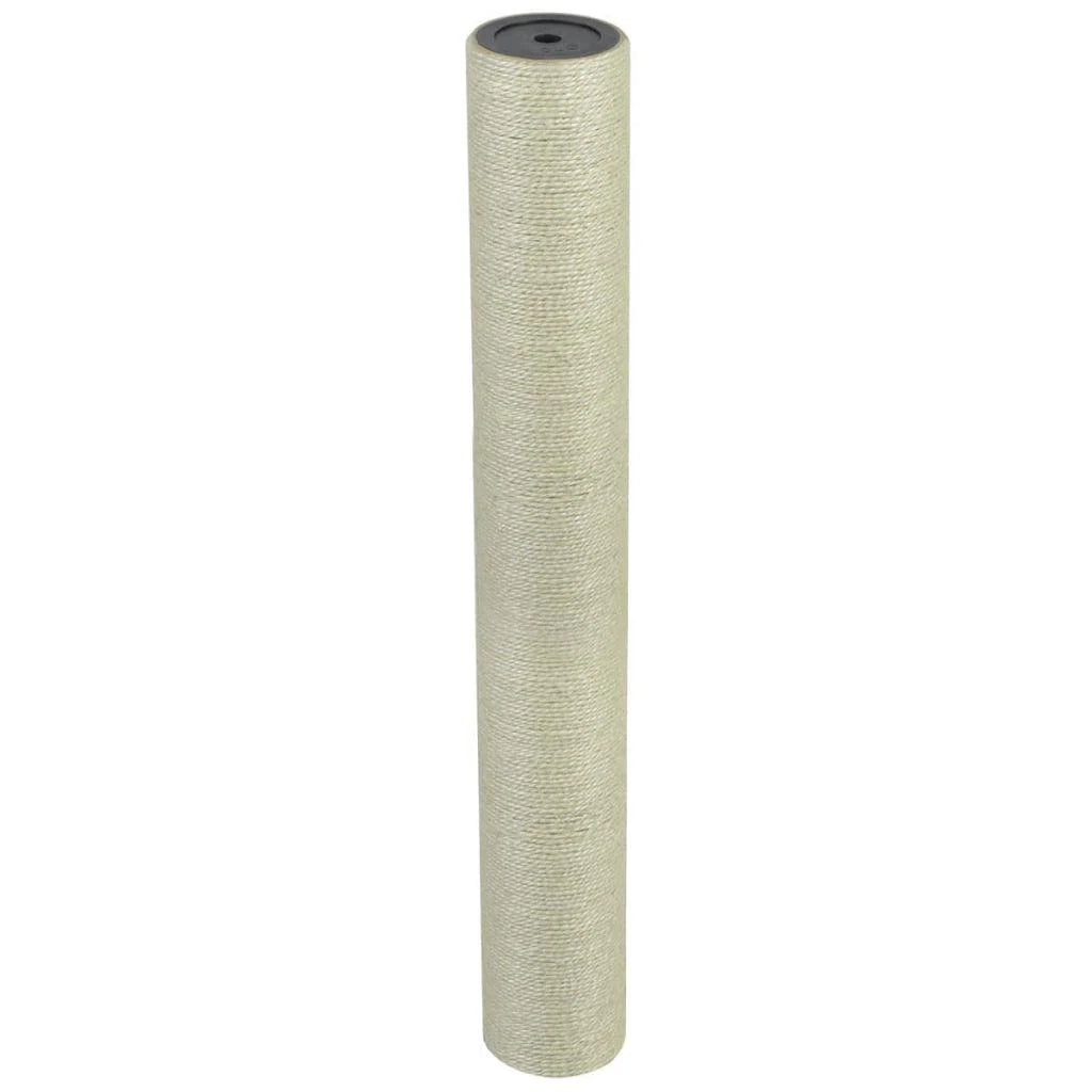 Tiragraffi albero per gatti cuccia per gatti peluche 8 x 60 cm spessore 10 mm beige 3702075