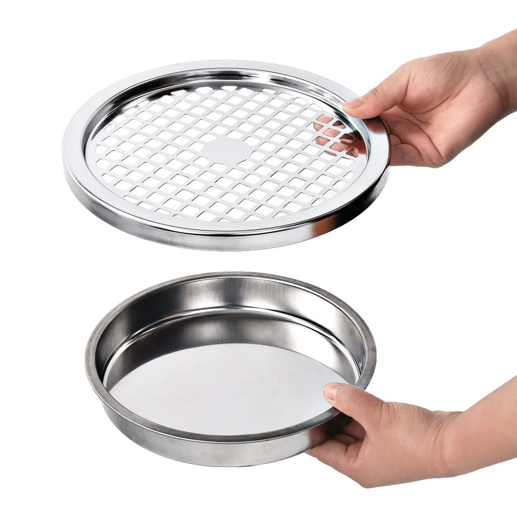 Pattumiera con Posacenere da Albergo 30 L Acciaio Inox CFW7676880