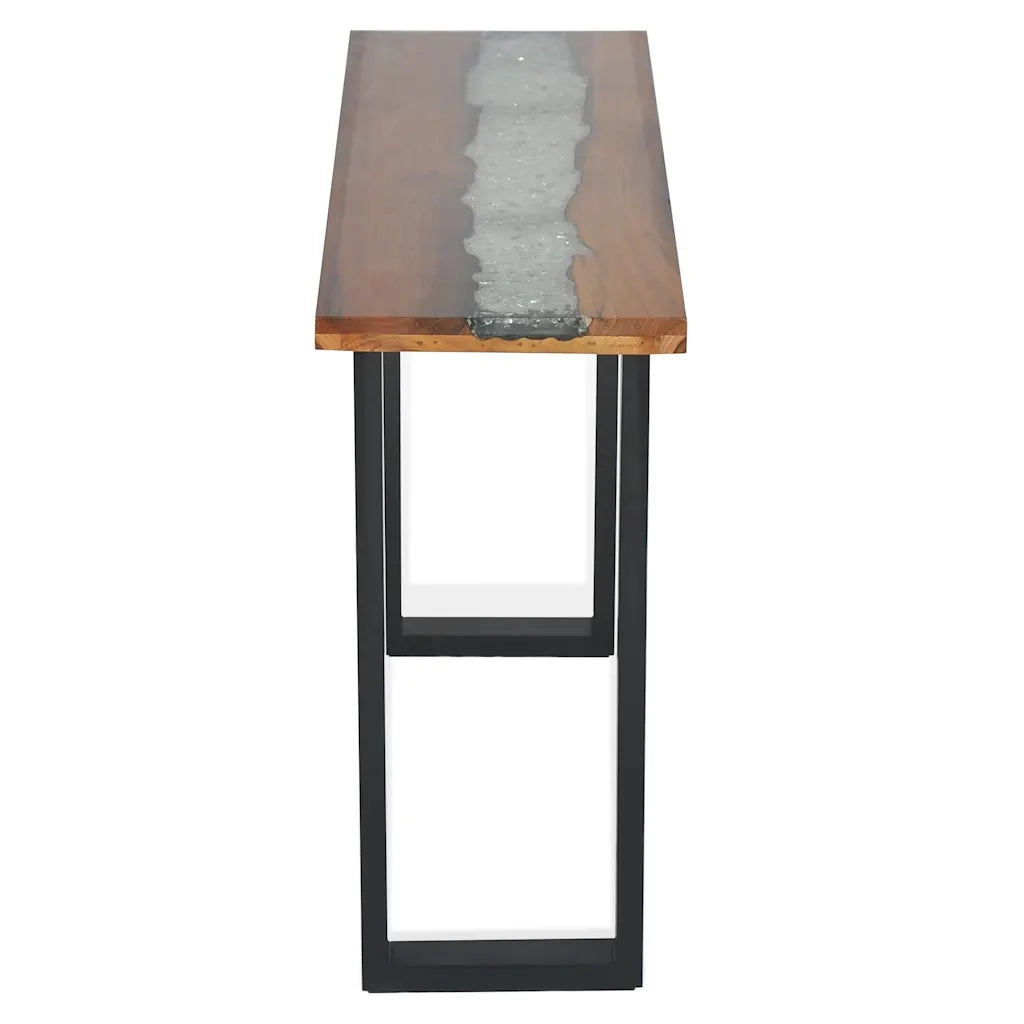 Tavolo Consolle in Teak 100x35x75 cm cod mxl 13717