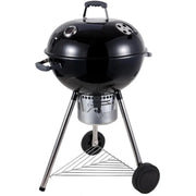 Barby barbecue carbone 70x58x102 cm griglia 54 cm termometro ganci portautensili