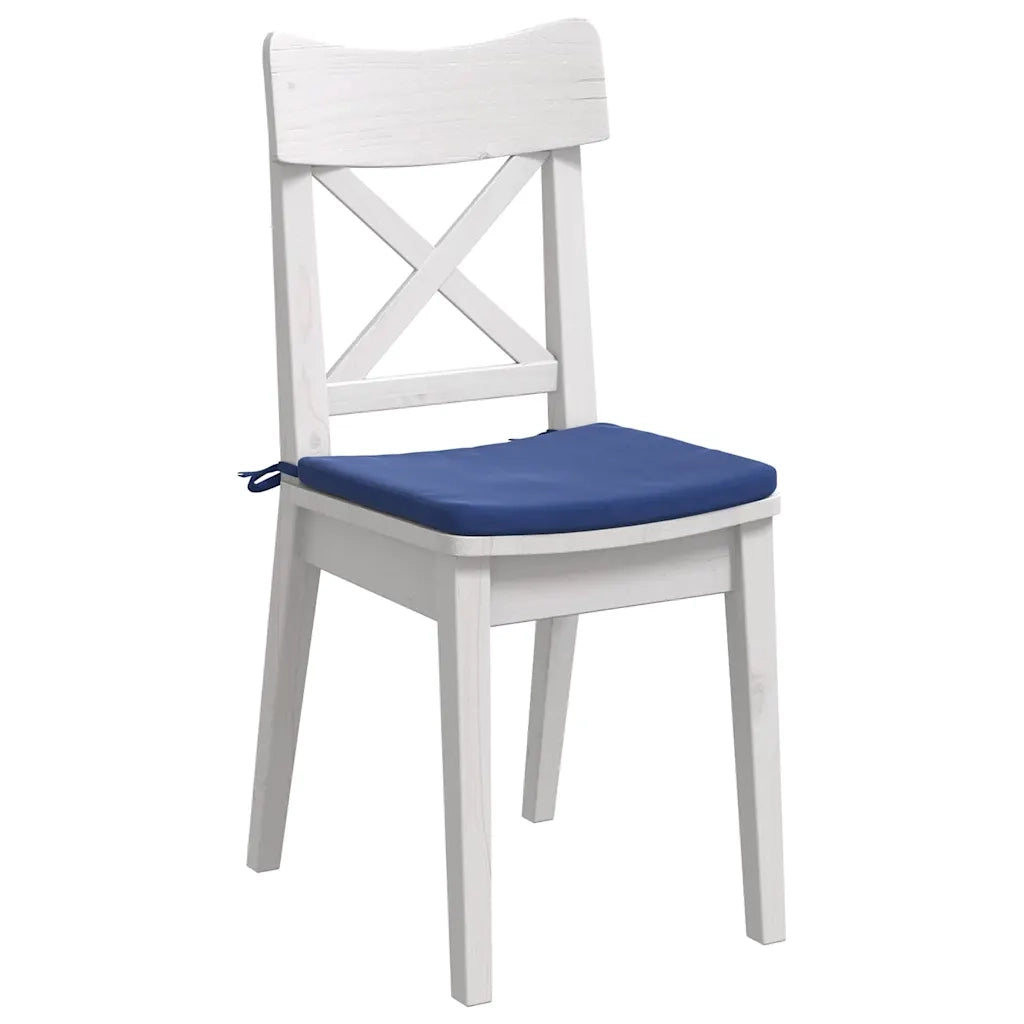 Cuscini per Seduta 4 pcs Blu Polizia 40 x 40 x 3 cm Velluto