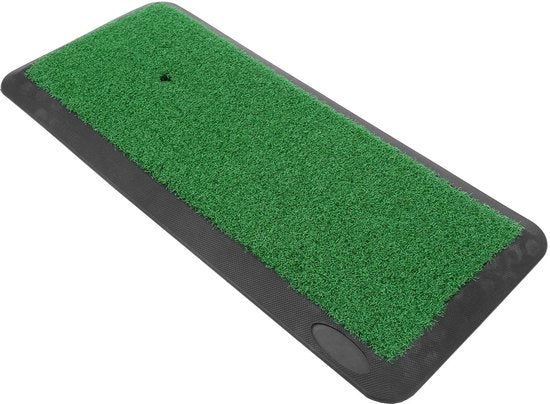 Mat di pratica da golf - panno in gomma con erba sintetica - ideale per interni ed esterni - antiscivolo - per ogni golfista - duraturo e facile da utilizzare