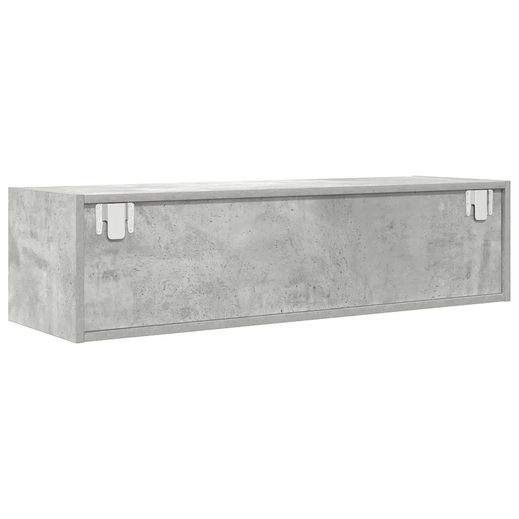 vidaXL Mobili TV 2 pz Grigio Cemento 100x31x25,5 cm Legno Multistrato