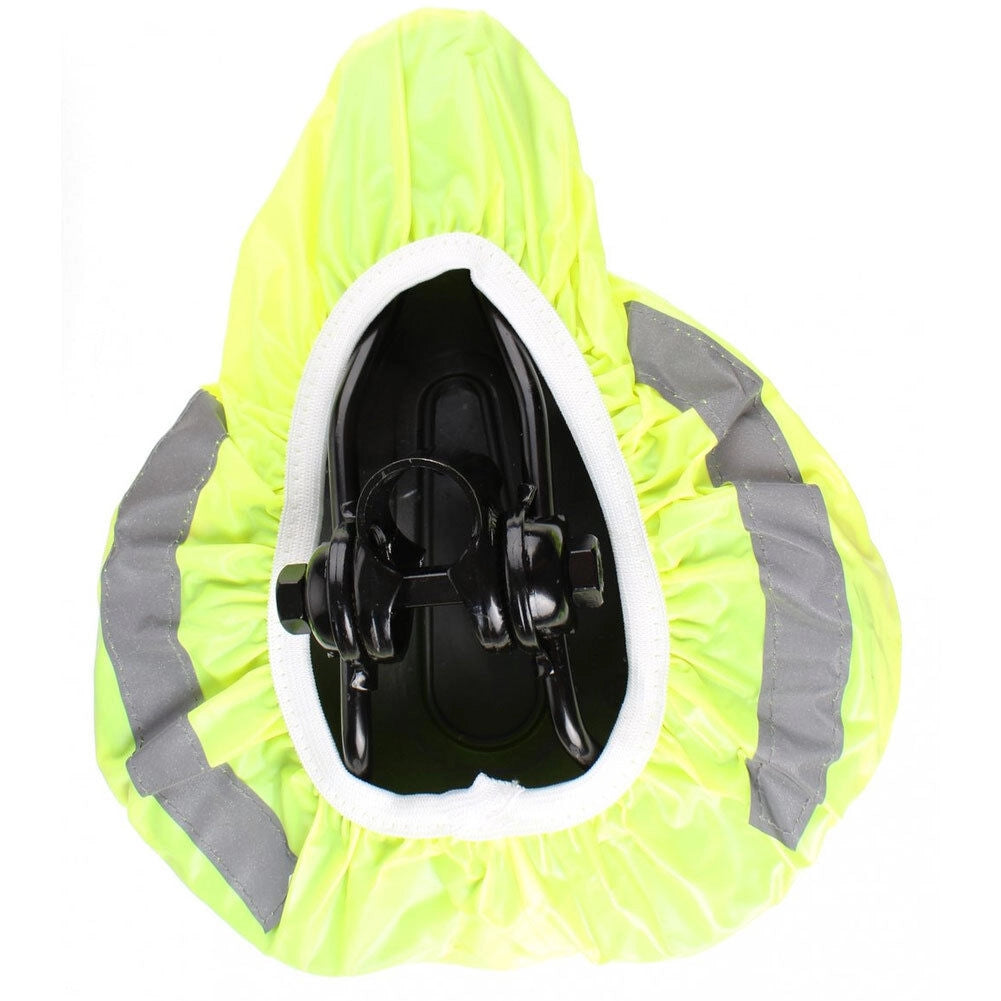 Copertura Cover Antipioggia Per Sediolino Sella Bici Bicicletta Con Riflettente