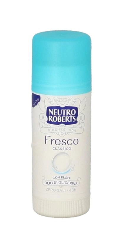 NEUTRO ROBERTS DEODORANTE STICK FRESCO ZERO SALI DI ALLUMINIO ZERO MACCHIE OLIO 40 ML 48H