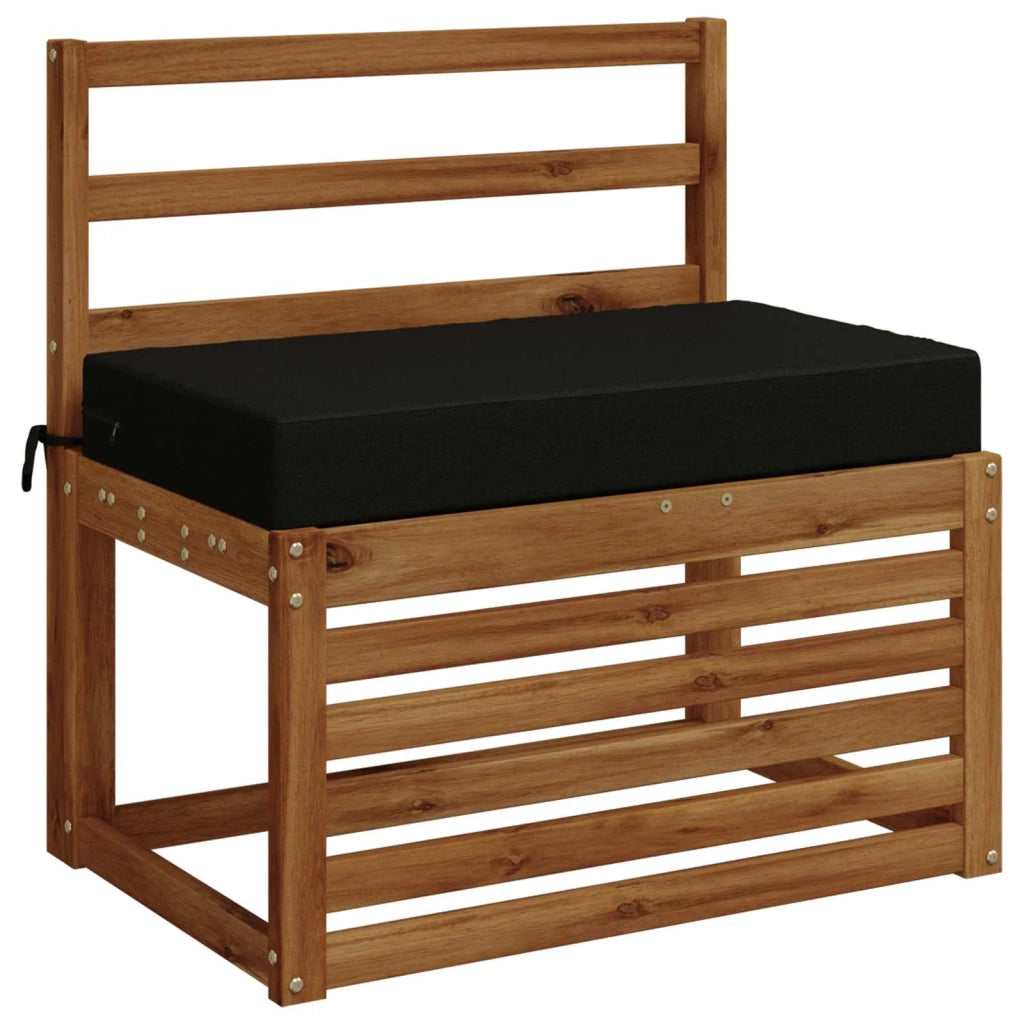 Cuscino per la seduta SOEST 100% Poliestere Nero 946883