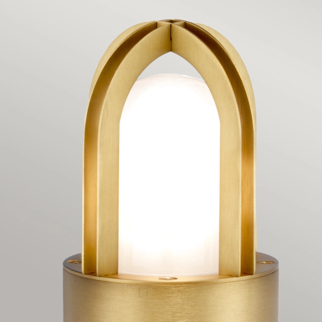 Paletto da esterno Paignton ottone E27 IP55 Elstead