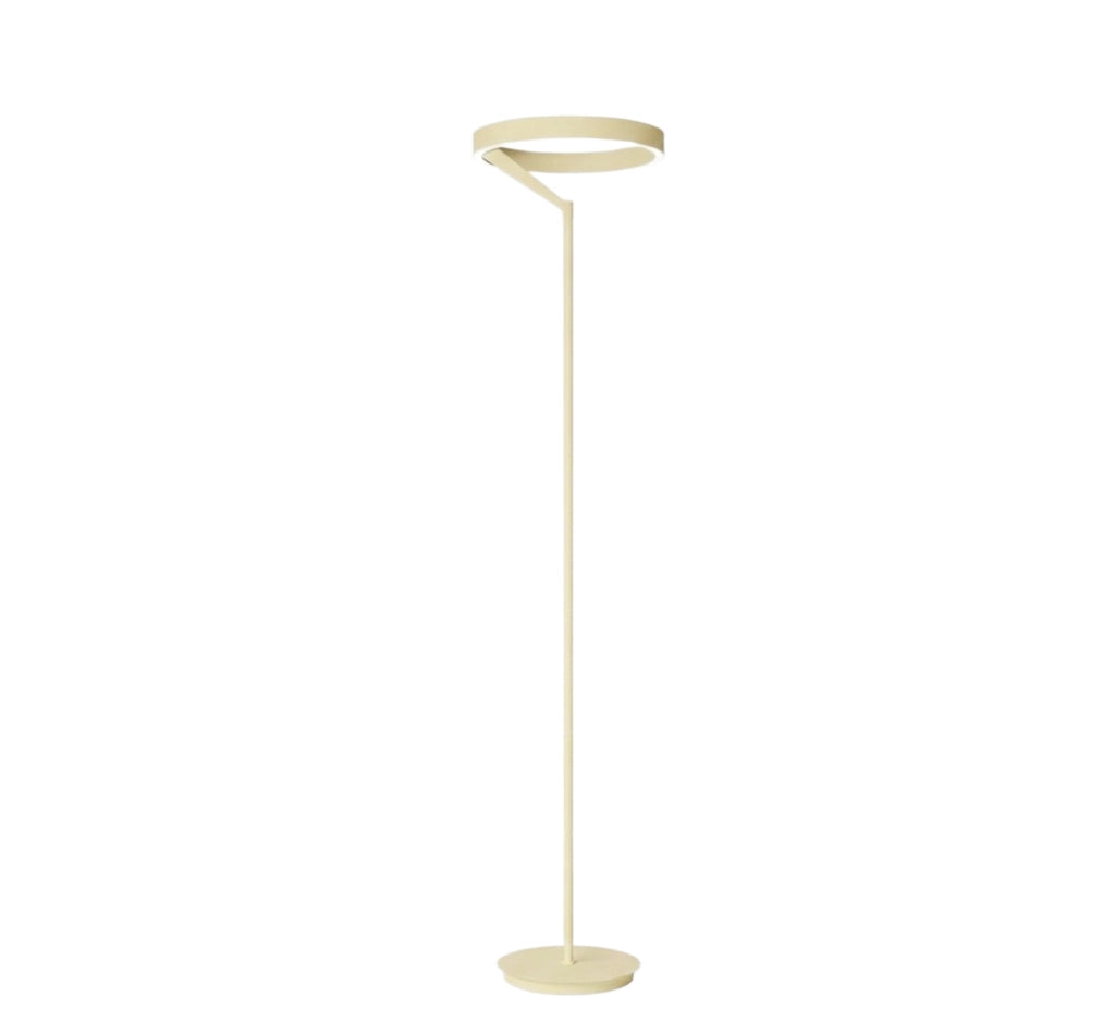 Lampada da Terra CRISEIDE PT LED 40W 2000lm 3000K dimmerabile a pedale in alluminio New Beige - Gealuce