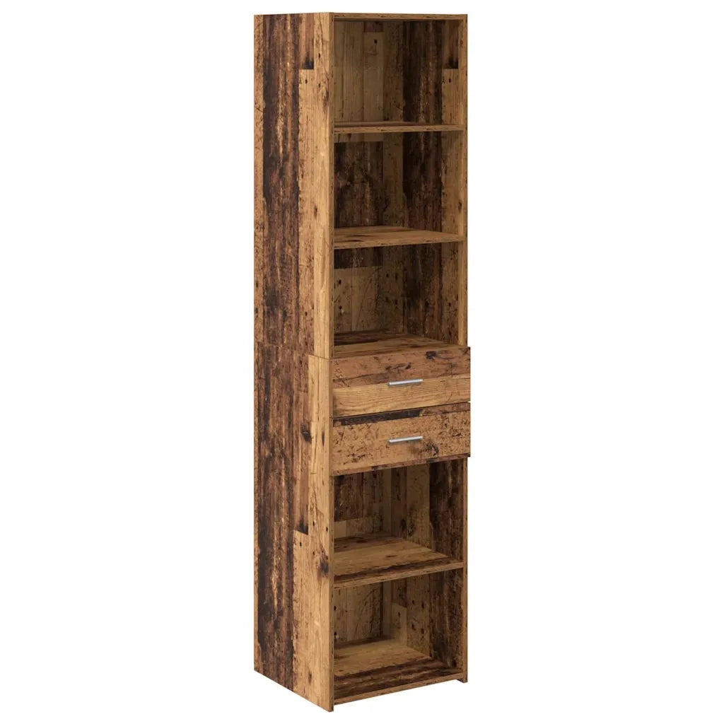 Credenza | Madia | Buffet da pranzo | Armadio da pranzo Legno vecchio 45 x 42,5 x 185 cm Legno multistrato