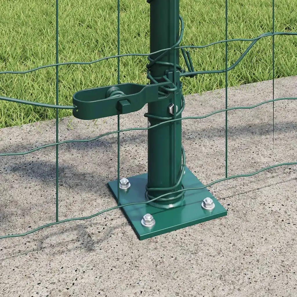 Recinzione con Posto Verde 1 x 10 m Acciaio 3350879