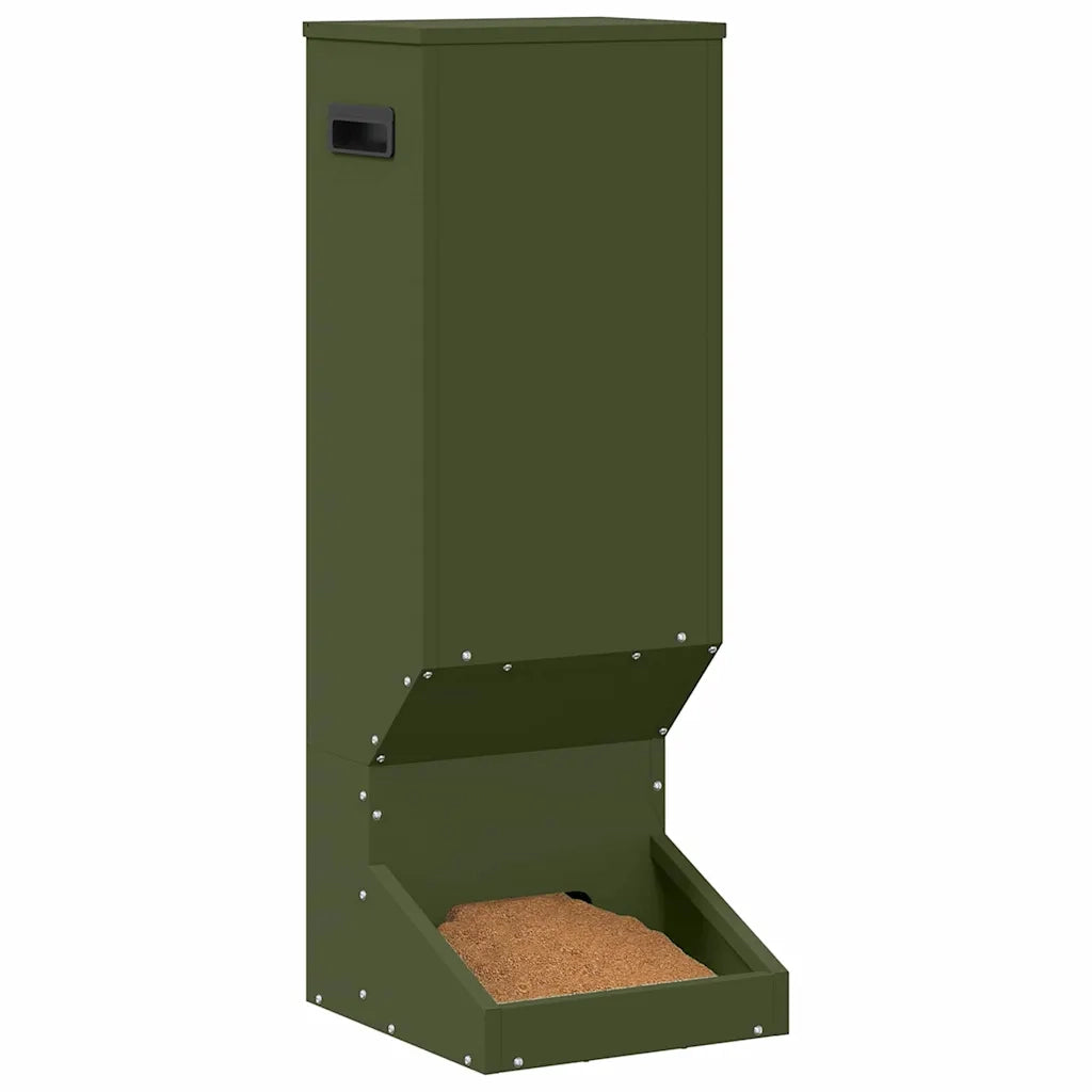 Mangiatore per cervi Verde oliva 28 x 30 x 80 cm 874610