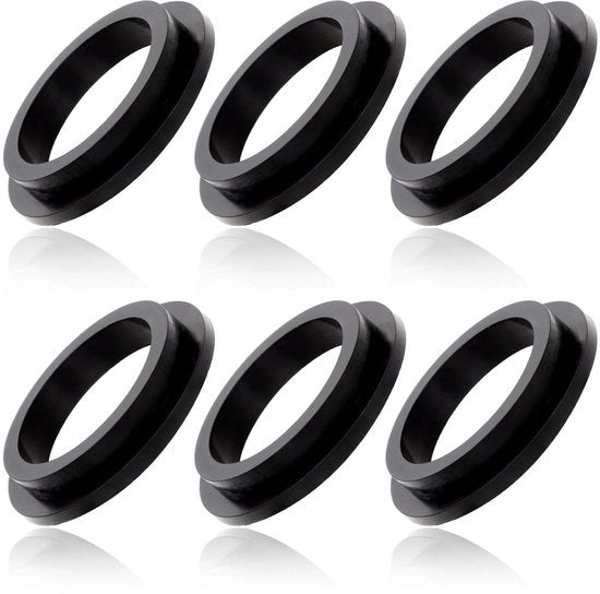 Set di O-Ring 6 pezzi - Ricambi sostitutivi - Anelli in gomma - Compatibile con Intex pompa filtro sabbiosa - Dimensioni 5,6x1x3,8cm - Nero - Anello filtro