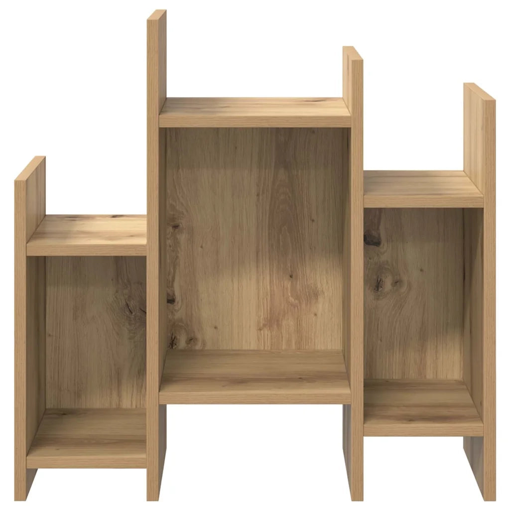 vidaXL Mobile laterale rovere artigianale 60 x 26 x 60 cm