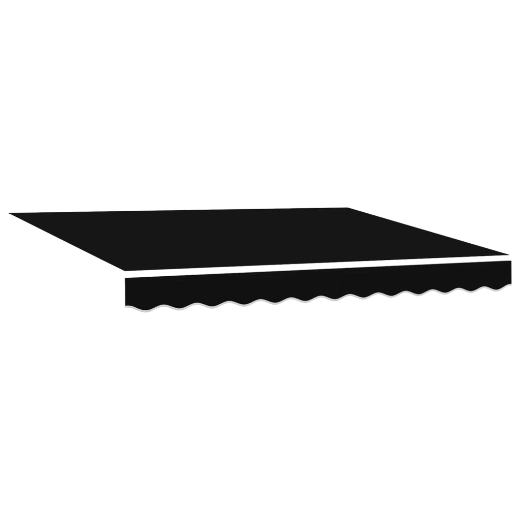 Tenda Retrattile Automatica  con LED Nera 350x250 cm