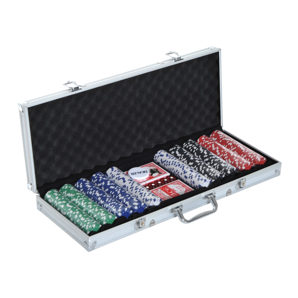 Set Poker Professionale in Alluminio ¨C zephmum ¨C 500 Fiches, 2 Mazzi