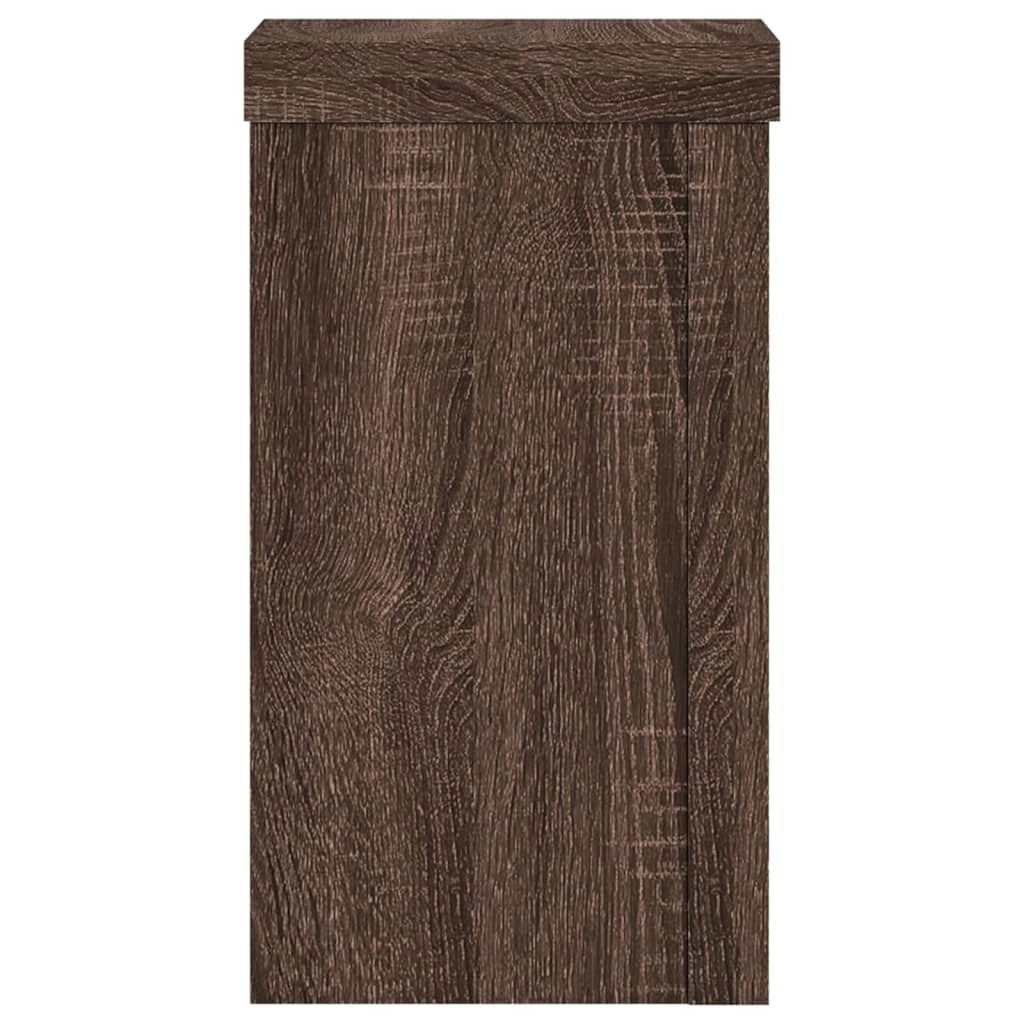 Portavasi mobili per fiori set da 2 legno ingegnerizzato marrone 02_0045318