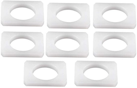 Set di sostegni per sedili 8 pezzi - Auto ABS sostegni - Compatibili con Z3 E36 E37 E38 - Realizzati con materiale di alta qualità - Duraturo e resistente ai graffi - Per sedili passeggero e guidatore - Set di sostegni per sedili con rail