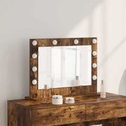 Specchio da Vanità Rovere fumé 60 x 45 x 18 cm Rettangolare 868313
