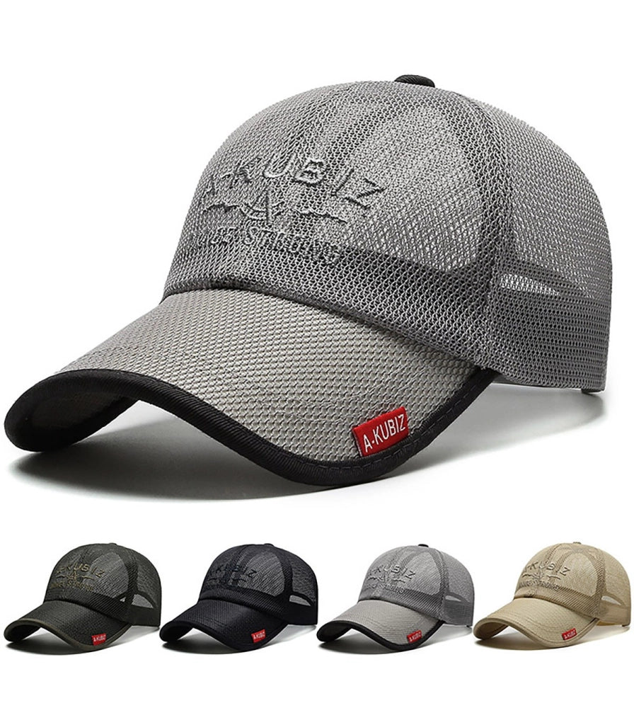 CAPPELLINO OUTDOOR IN RETE INTEGRALE | Cappellino Outdoor Unisex in Rete | Visiera Rinforzata | Massima Ventilazione