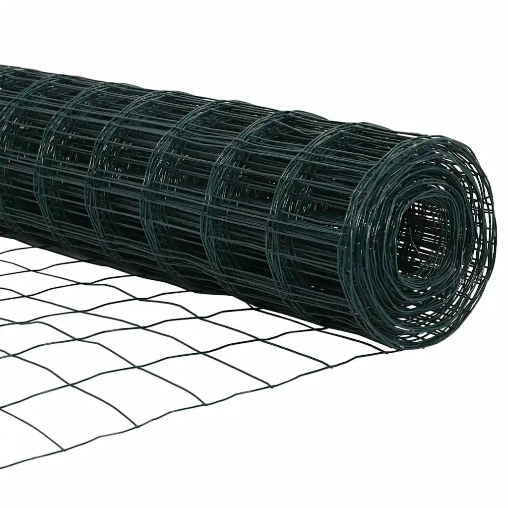 Recinzione Euro Verde 0,8 x 10 m Ferro rivestito in PVC 42004356