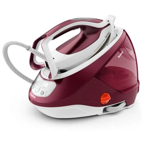 Tefal GV9220 ferro da stiro a caldaia 2600 W Durilium AirGlide Autoclean soleplate Borgogna, Bianco