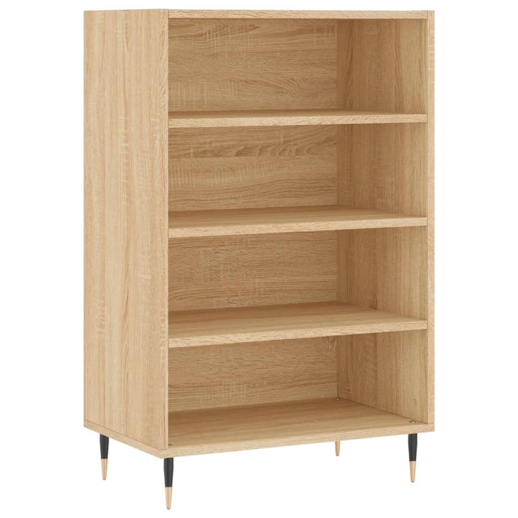Buffet credenza cassettiera armadio mobile contenitore organizer cucina soggiorno salotto rovere Sonoma alto 57 x 35 x 90 cm legno ingegnerizzato marrone 02_0034075