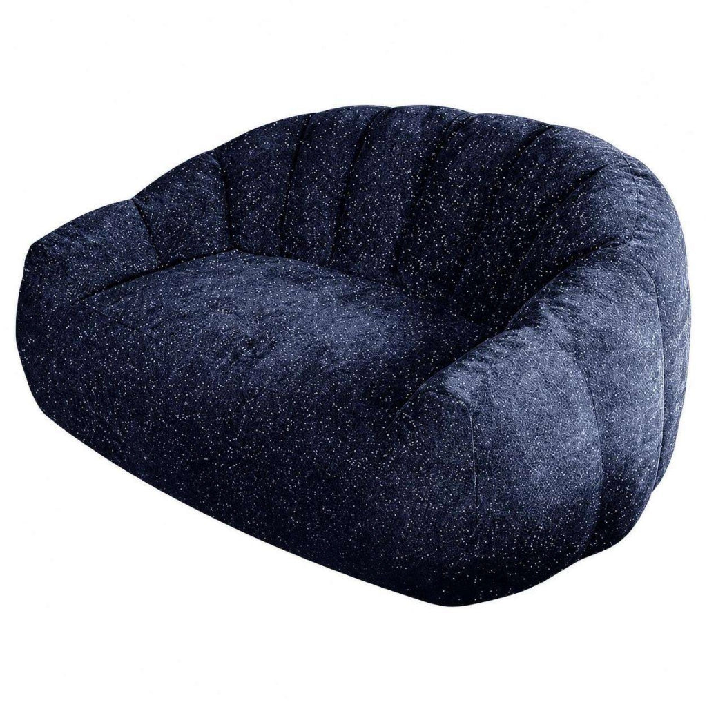 Poltrone relax, pouf, poltrone extra-large,Frevano ideali per il soggiorno e la camera da letto, colore nero