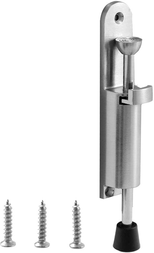 Blocco porta - Impermeabile all'aria - Dampipasto - Blocco porta per interni/esterni - Blocco porta - Fermo porta - Zoccolo di metallo - Piastra di gomma per maggiore aderenza - Apriporta