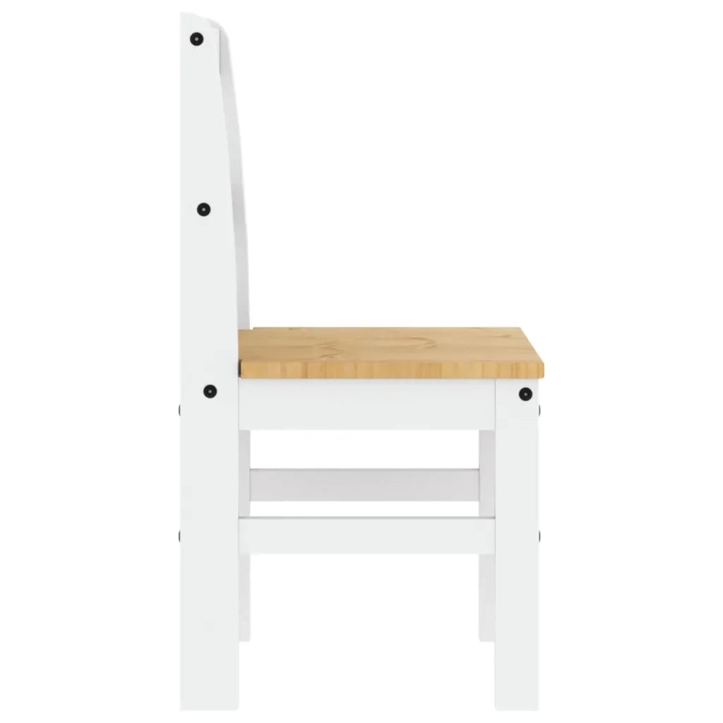 Sedie da Pranzo 2 pz | Sedie da cucina PANAMA 105x30x45 cm Legno Massello Pino