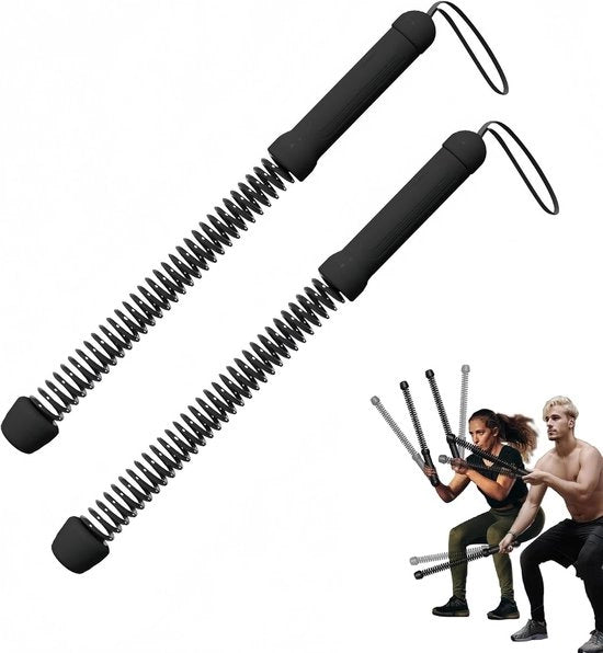 Touw per combattimento da casa - 2 pezzi di resistenza per fitness con impugnature antiscivolo, resistenza per fitness duratura adatta a tutti i livelli di fitness.